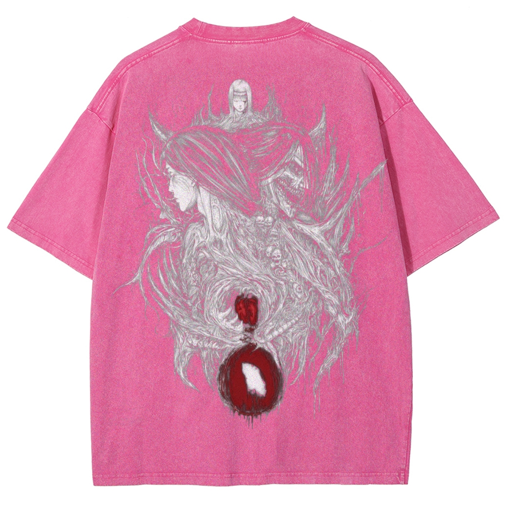 Attach On Titan Unisex Fit Washed T-Shirt 2503000078