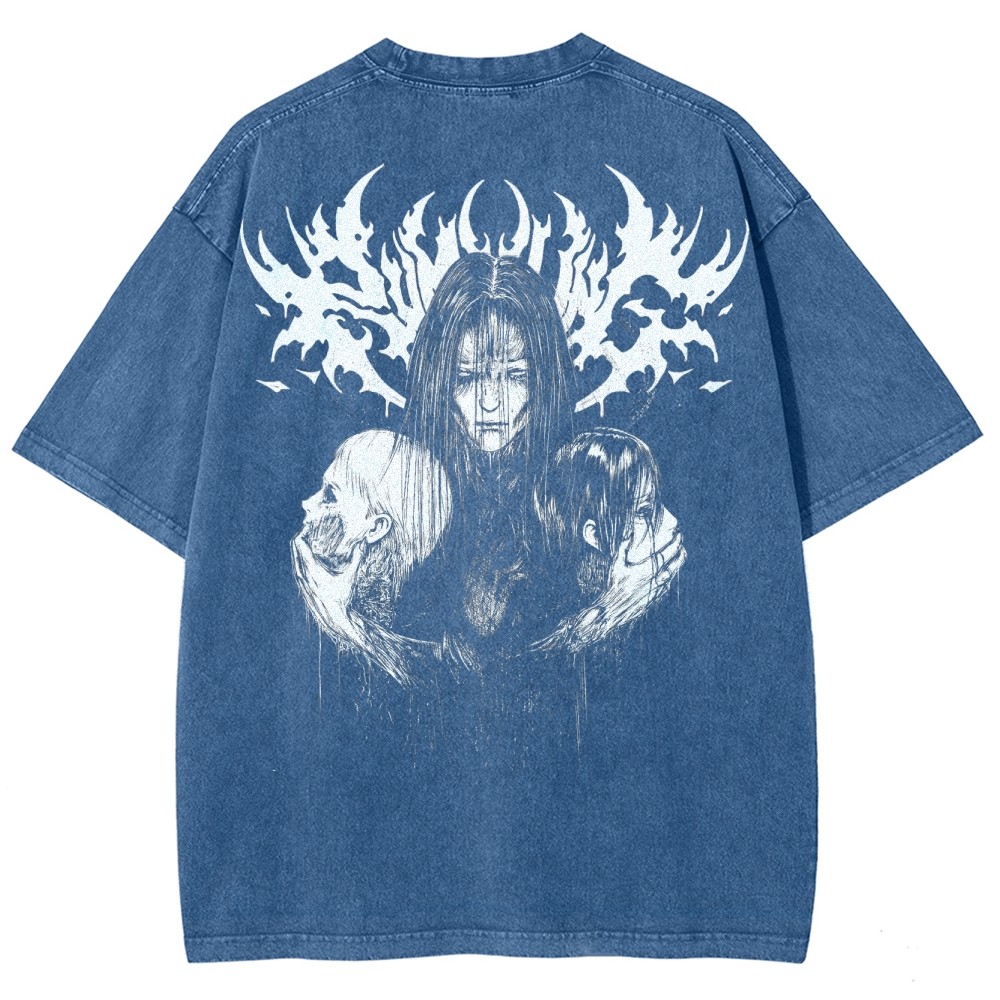 Attach On Titan Unisex Fit Washed T-Shirt 2503000106