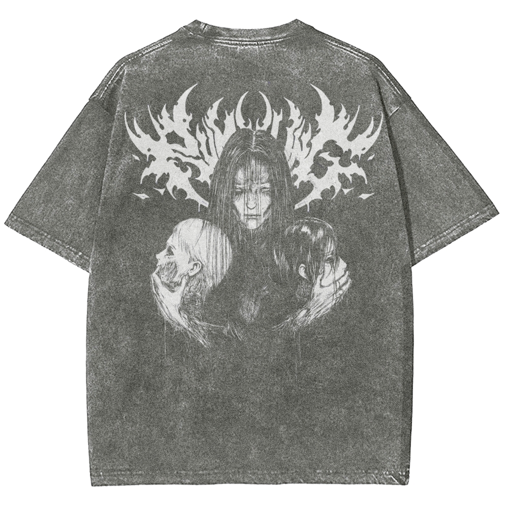 Attach On Titan Unisex Fit Washed T-Shirt 2503000106