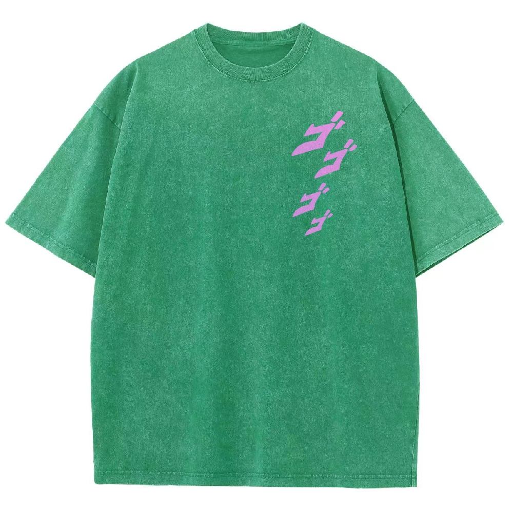 Jojo's Bizarre Adventure Unisex Fit Washed T-Shirt 2503001637