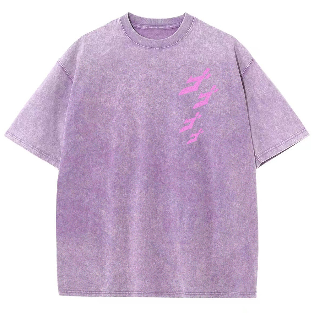 Jojo's Bizarre Adventure Unisex Fit Washed T-Shirt 2503001637