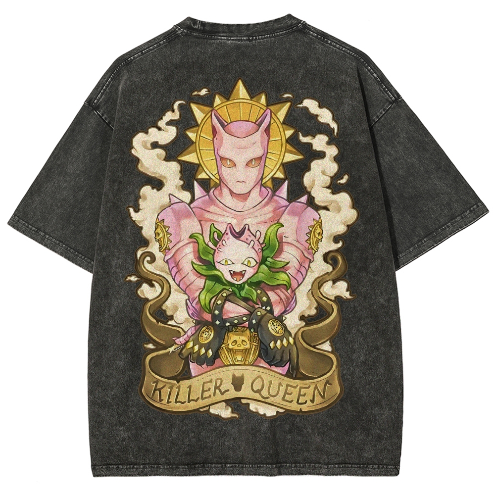 Jojo's Bizarre Adventure Unisex Fit Washed T-Shirt 2503001654
