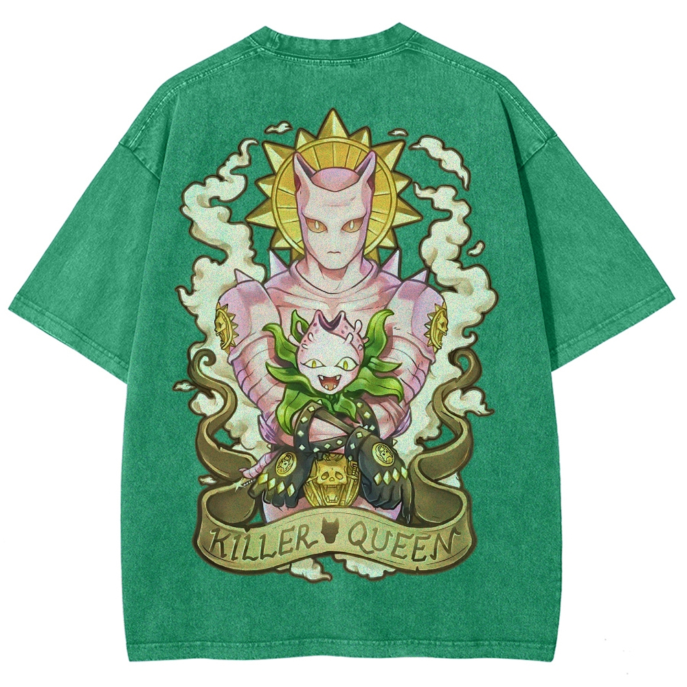 Jojo's Bizarre Adventure Unisex Fit Washed T-Shirt 2503001654
