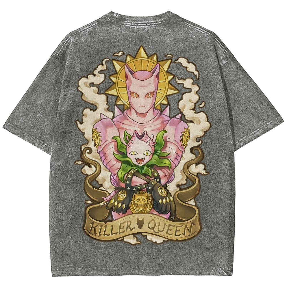 Jojo's Bizarre Adventure Unisex Fit Washed T-Shirt 2503001654