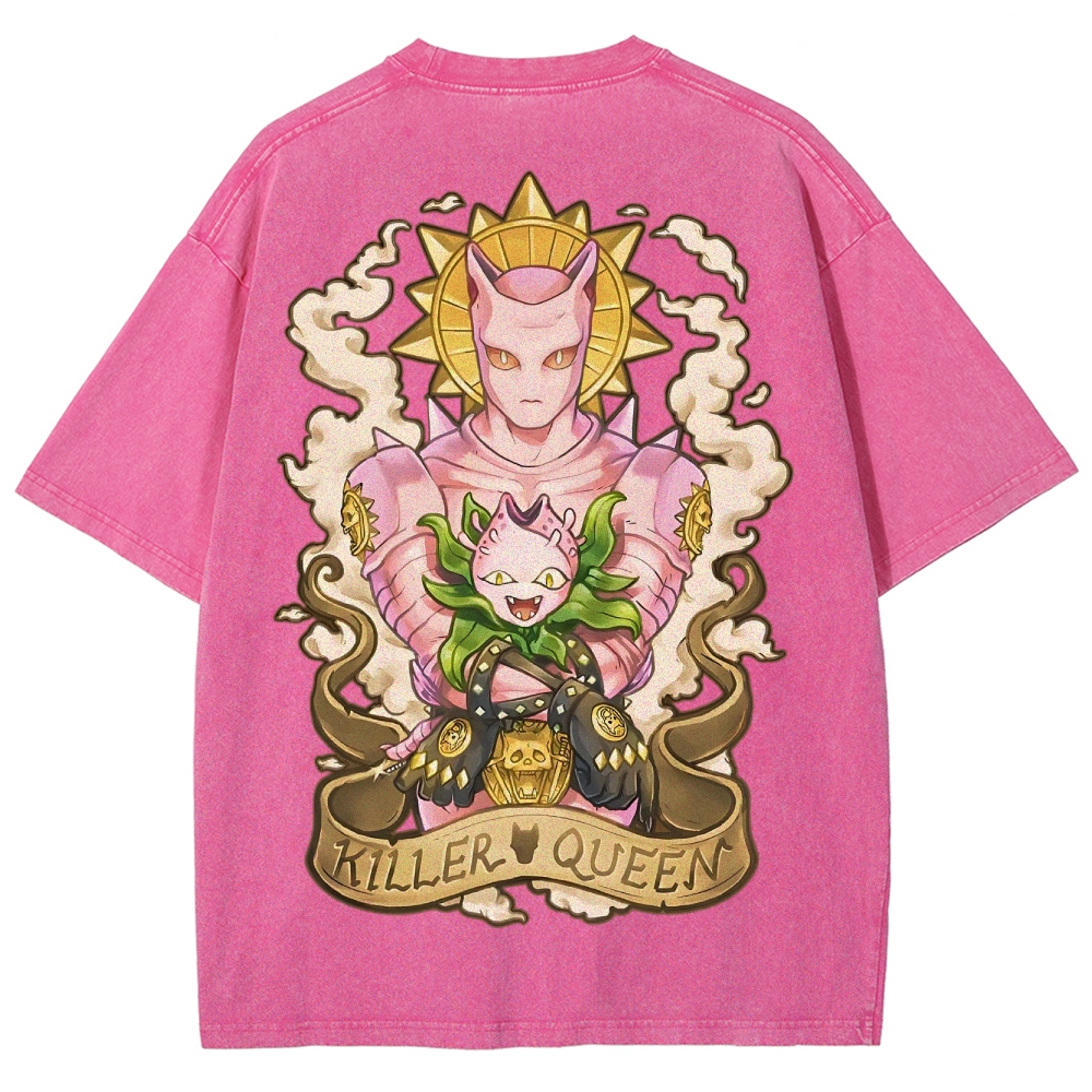Jojo's Bizarre Adventure Unisex Fit Washed T-Shirt 2503001654