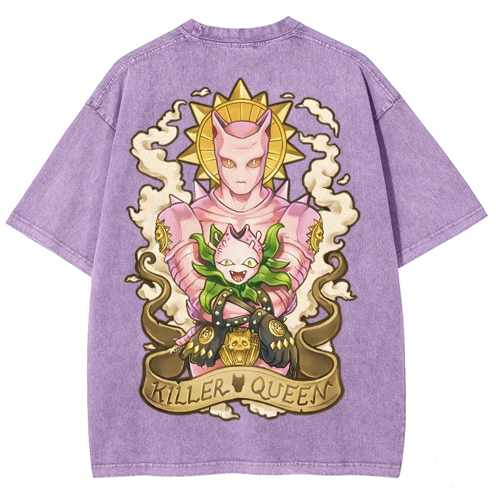 Jojo's Bizarre Adventure Unisex Fit Washed T-Shirt 2503001654