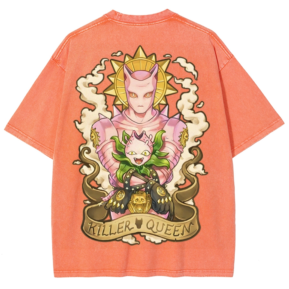 Jojo's Bizarre Adventure Unisex Fit Washed T-Shirt 2503001654