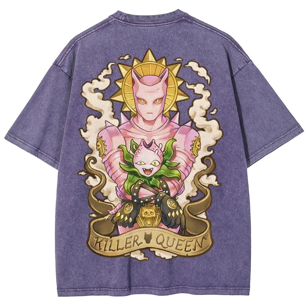Jojo's Bizarre Adventure Unisex Fit Washed T-Shirt 2503001654