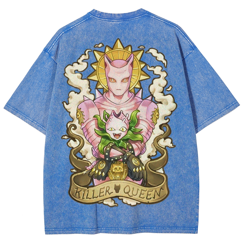 Jojo's Bizarre Adventure Unisex Fit Washed T-Shirt 2503001654