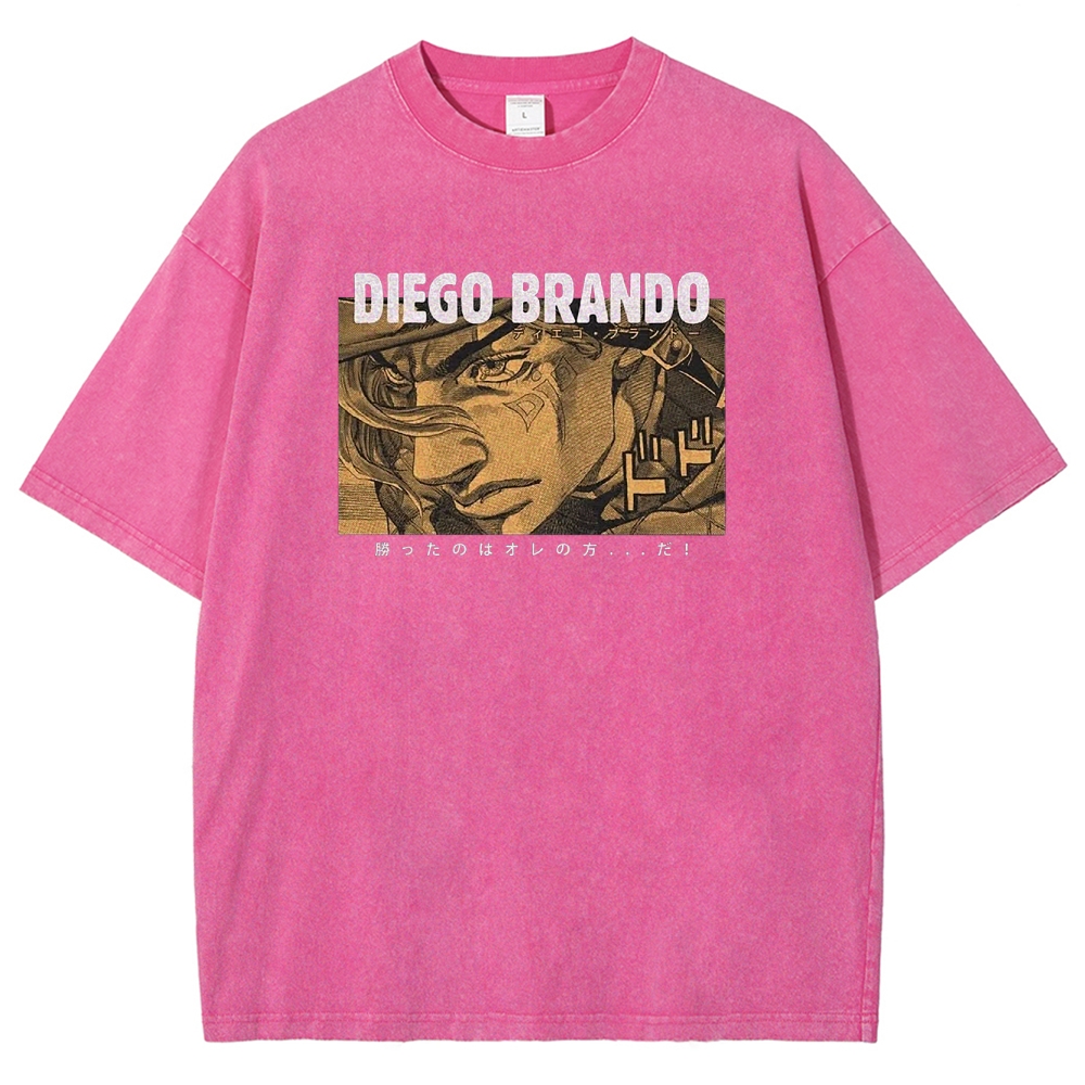 Jojo's Bizarre Adventure Unisex Fit Washed T-Shirt 2503001664