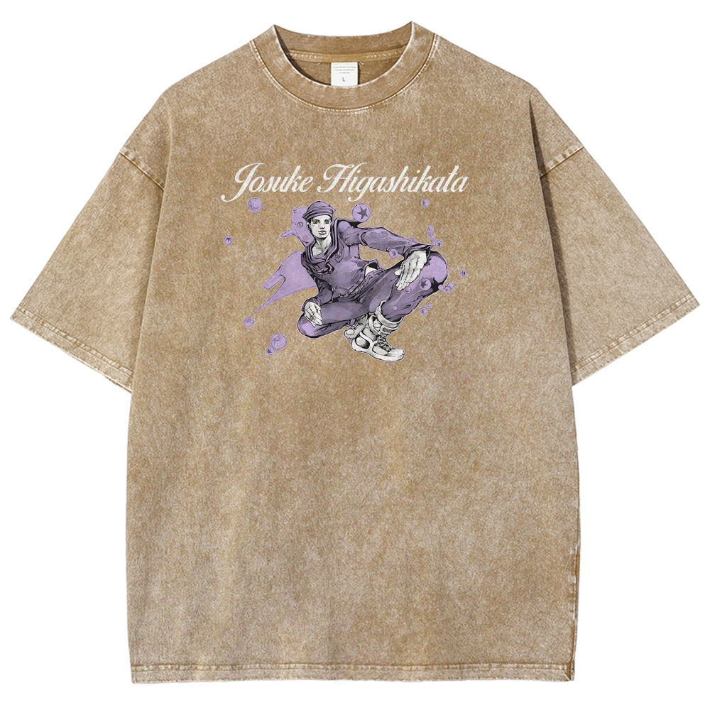 Jojo's Bizarre Adventure Unisex Fit Washed T-Shirt 2503001672