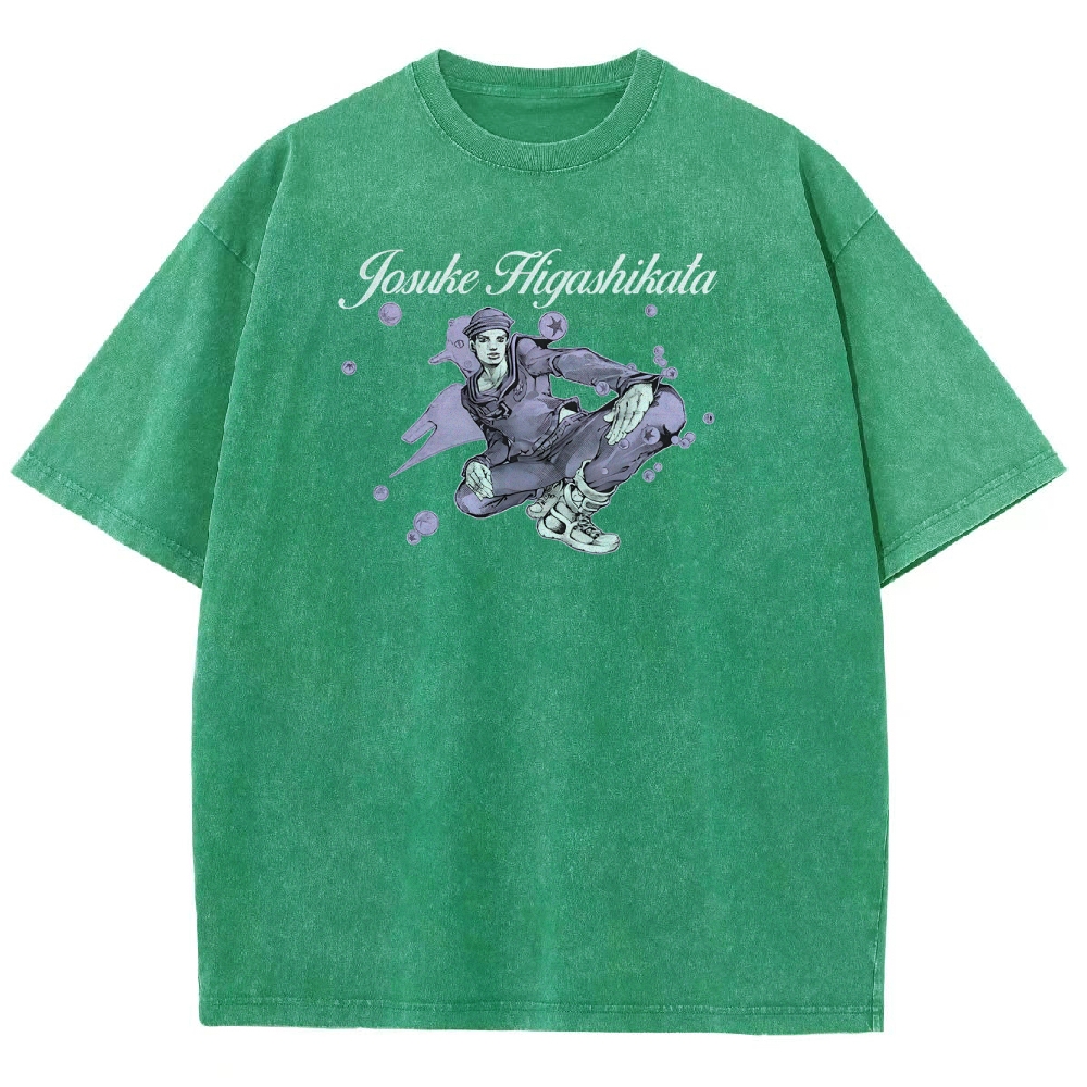 Jojo's Bizarre Adventure Unisex Fit Washed T-Shirt 2503001672