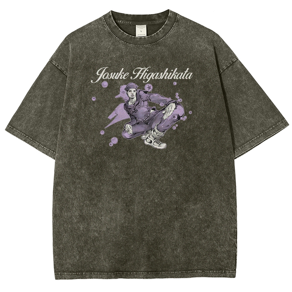 Jojo's Bizarre Adventure Unisex Fit Washed T-Shirt 2503001672