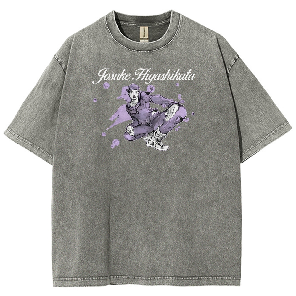 Jojo's Bizarre Adventure Unisex Fit Washed T-Shirt 2503001672