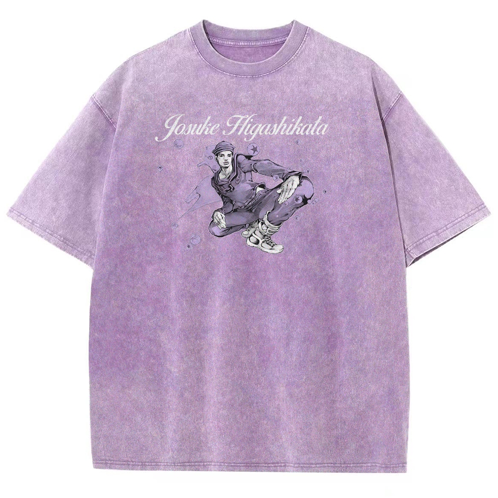 Jojo's Bizarre Adventure Unisex Fit Washed T-Shirt 2503001672