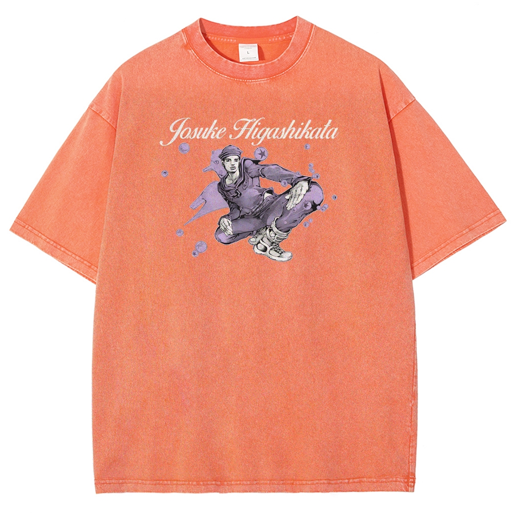 Jojo's Bizarre Adventure Unisex Fit Washed T-Shirt 2503001672