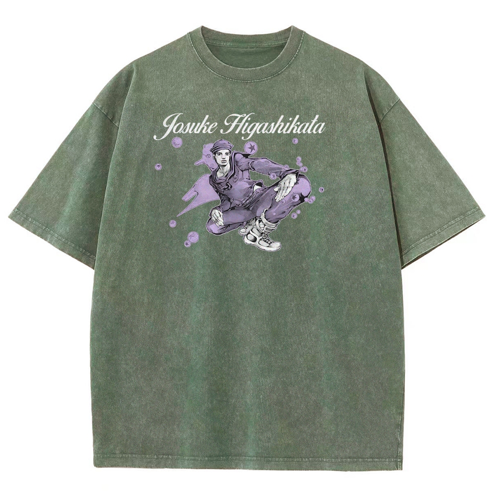 Jojo's Bizarre Adventure Unisex Fit Washed T-Shirt 2503001672
