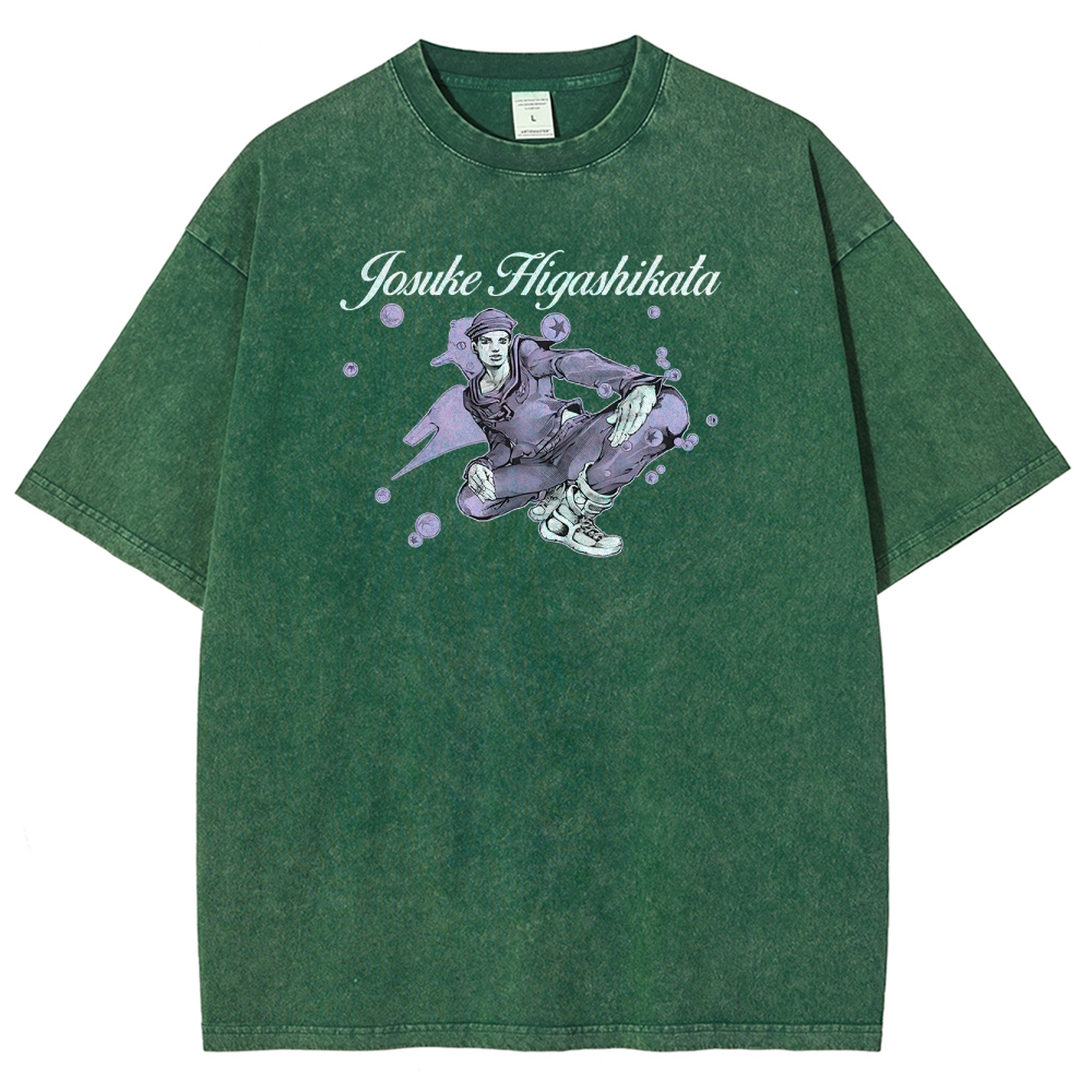 Jojo's Bizarre Adventure Unisex Fit Washed T-Shirt 2503001672
