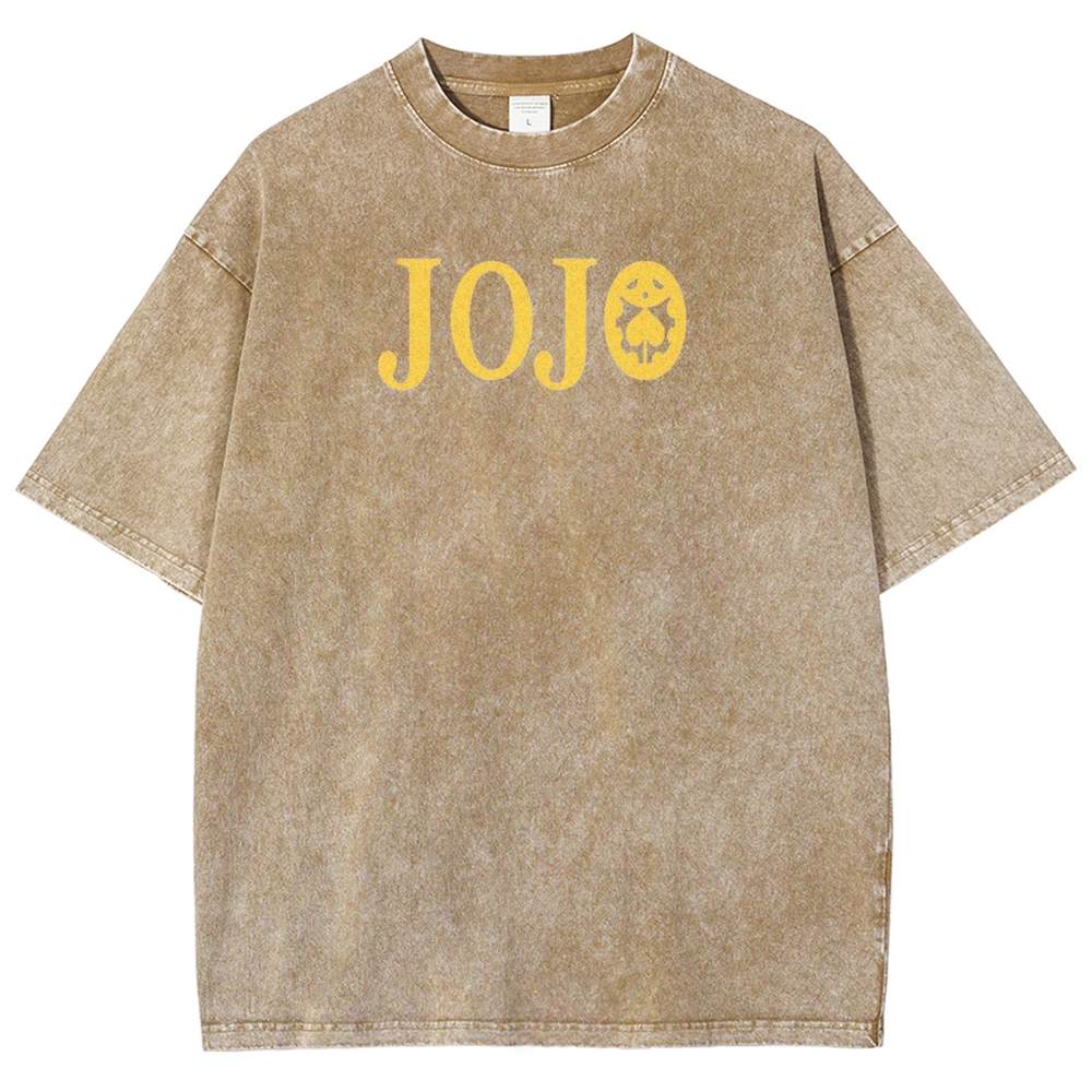 Jojo's Bizarre Adventure Unisex Fit Washed T-Shirt 2503001682