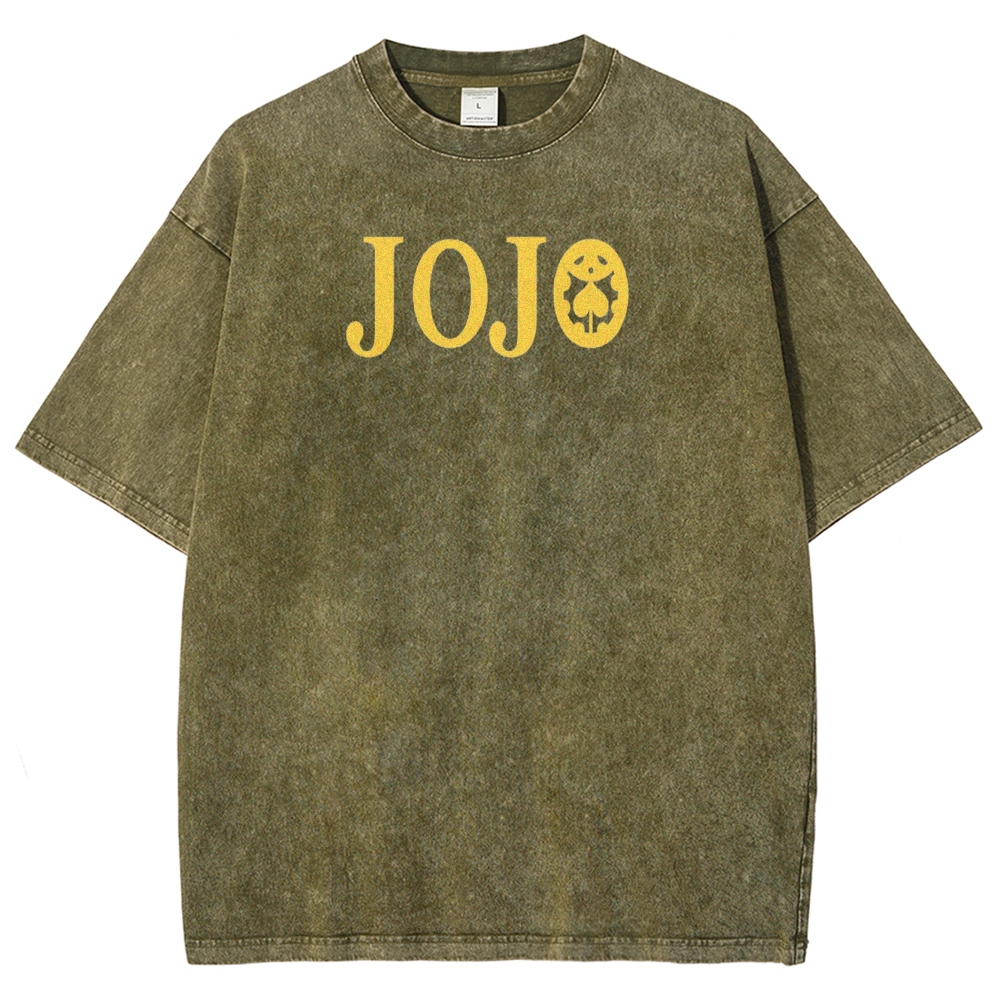 Jojo's Bizarre Adventure Unisex Fit Washed T-Shirt 2503001682