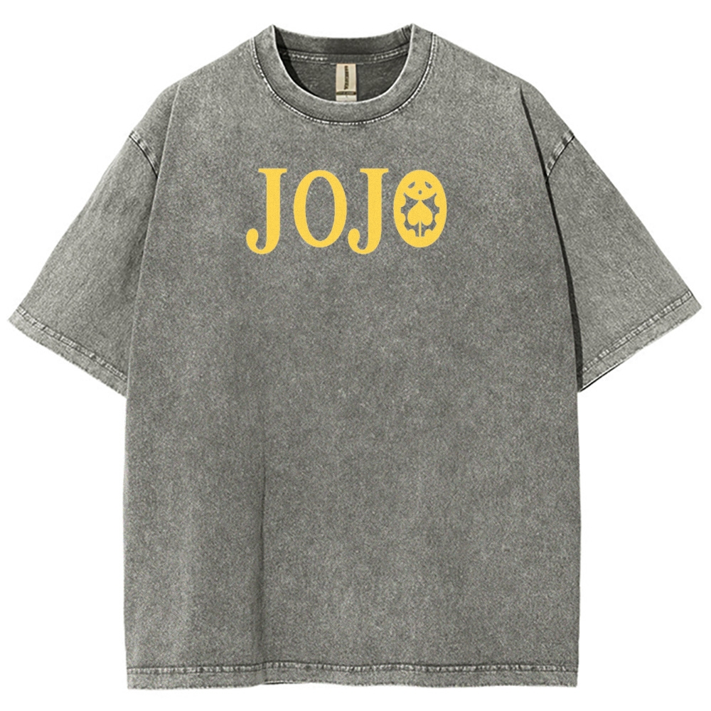 Jojo's Bizarre Adventure Unisex Fit Washed T-Shirt 2503001682