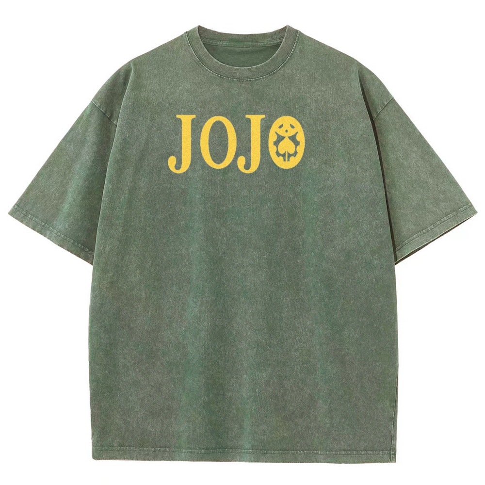 Jojo's Bizarre Adventure Unisex Fit Washed T-Shirt 2503001682