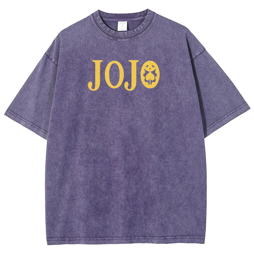 Jojo's Bizarre Adventure Unisex Fit Washed T-Shirt 2503001682
