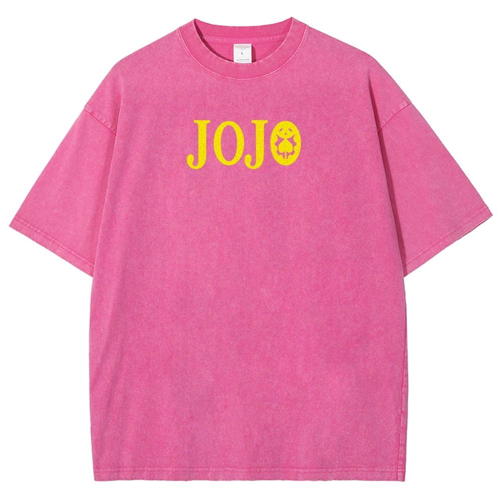 Jojo's Bizarre Adventure Unisex Fit Washed T-Shirt 2503003238