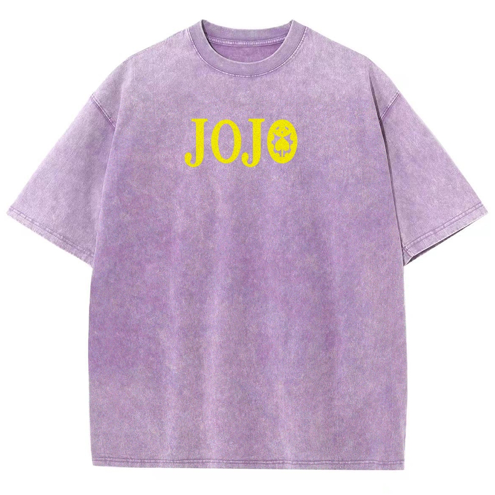 Jojo's Bizarre Adventure Unisex Fit Washed T-Shirt 2503003238