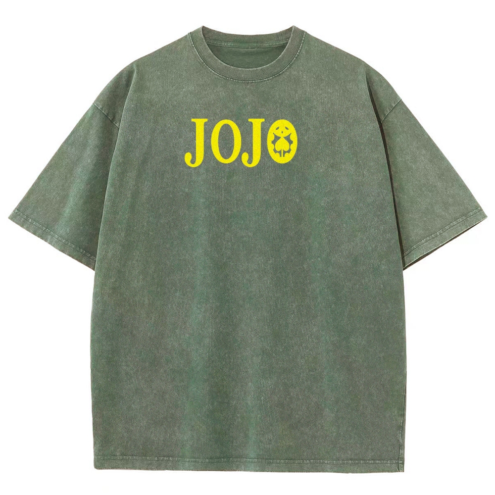 Jojo's Bizarre Adventure Unisex Fit Washed T-Shirt 2503003238
