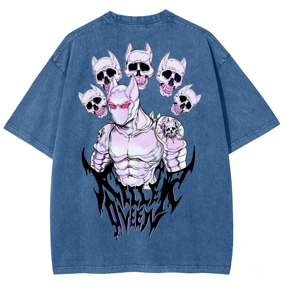 Jojo's Bizarre Adventure Unisex Fit Washed T-Shirt 2503003239