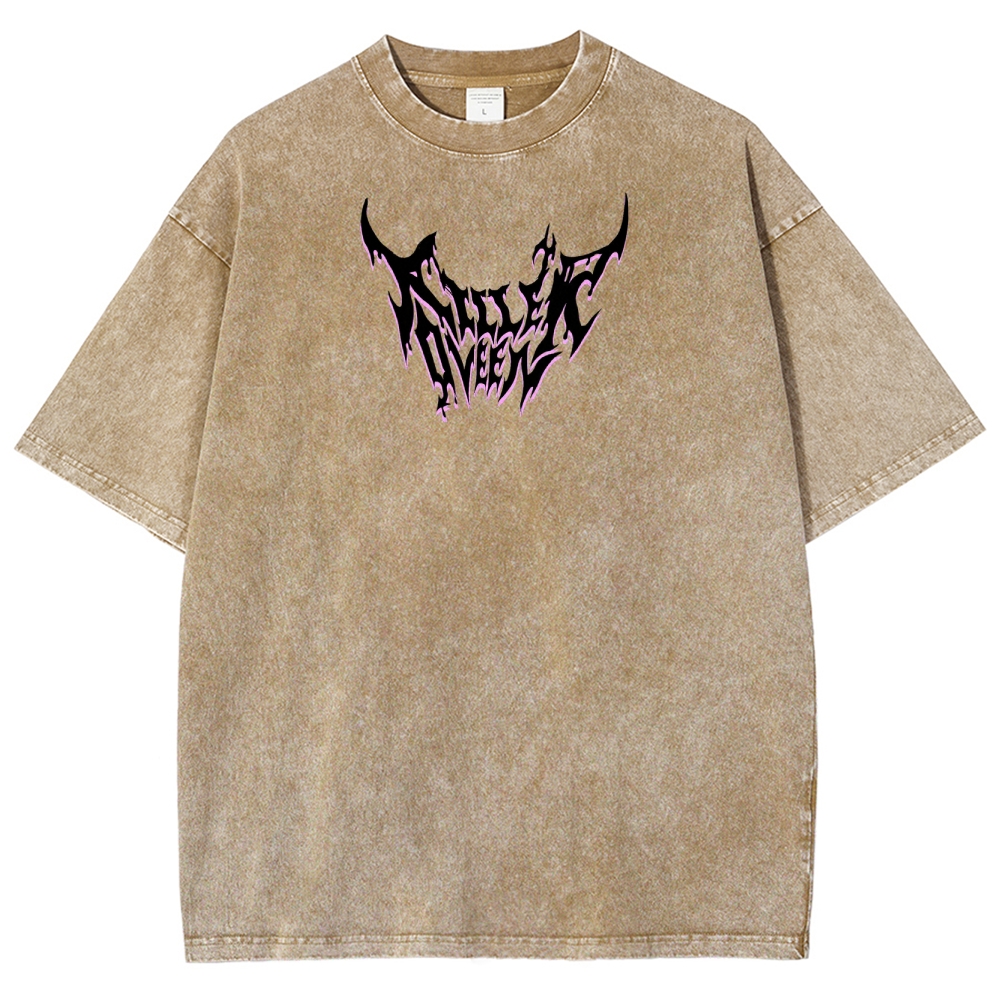 Jojo's Bizarre Adventure Unisex Fit Washed T-Shirt 2503003239