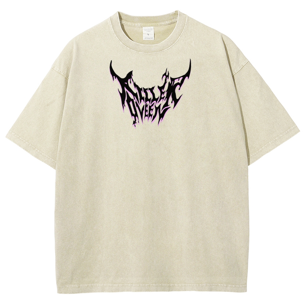 Jojo's Bizarre Adventure Unisex Fit Washed T-Shirt 2503003239