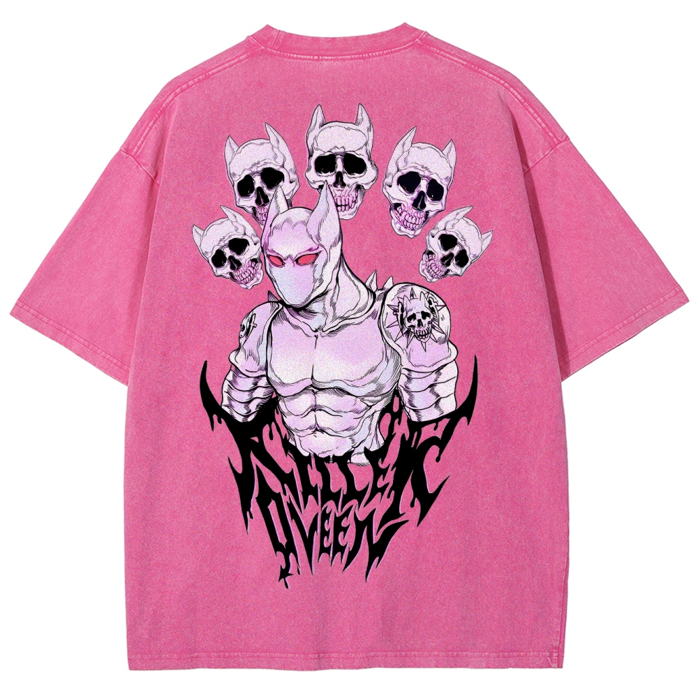 Jojo's Bizarre Adventure Unisex Fit Washed T-Shirt 2503003239