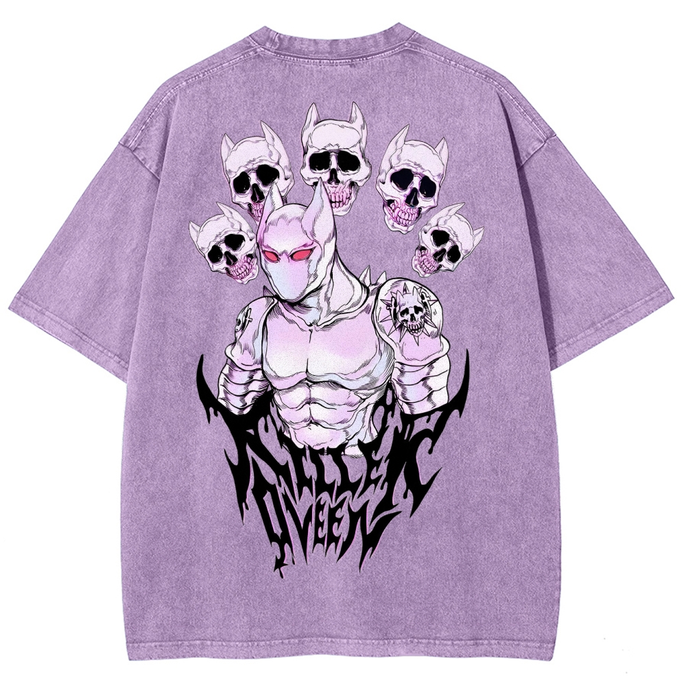 Jojo's Bizarre Adventure Unisex Fit Washed T-Shirt 2503003239