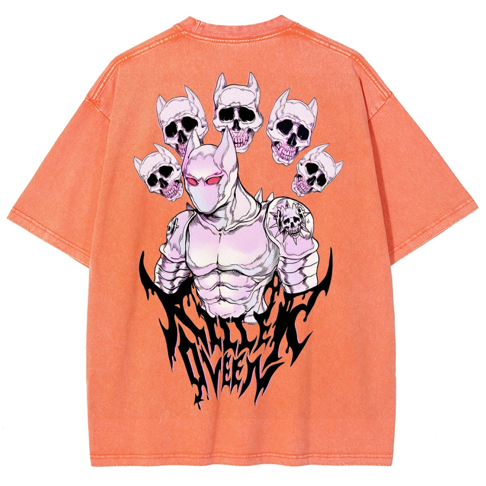 Jojo's Bizarre Adventure Unisex Fit Washed T-Shirt 2503003239
