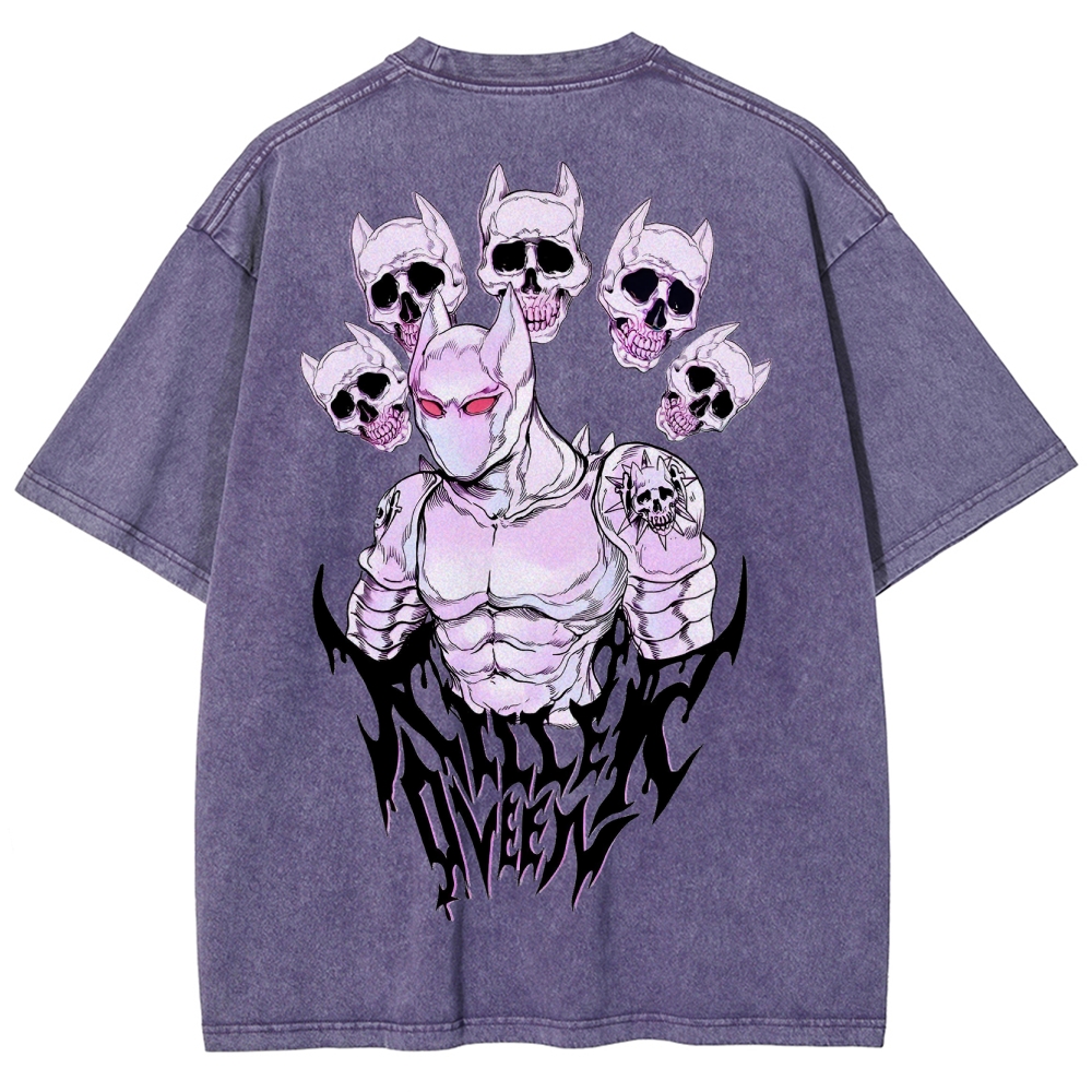 Jojo's Bizarre Adventure Unisex Fit Washed T-Shirt 2503003239