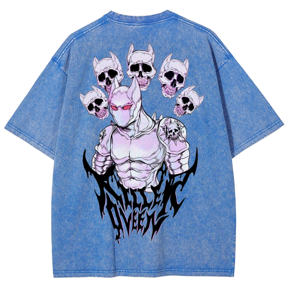 Jojo's Bizarre Adventure Unisex Fit Washed T-Shirt 2503003239