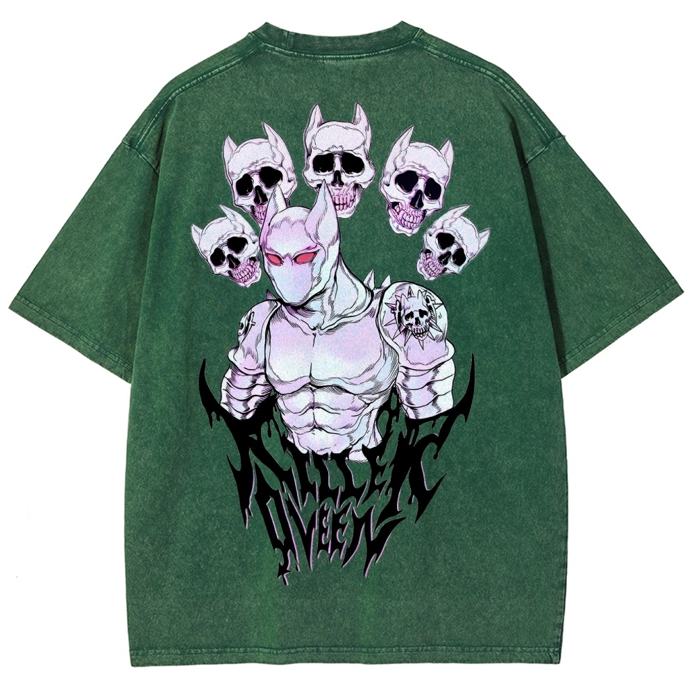 Jojo's Bizarre Adventure Unisex Fit Washed T-Shirt 2503003239