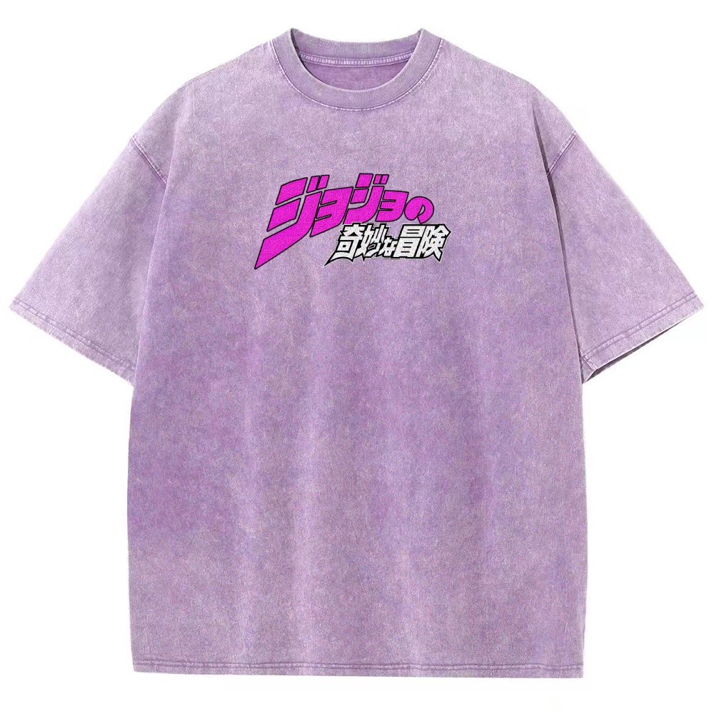 Jojo's Bizarre Adventure Unisex Fit Washed T-Shirt 2503003241
