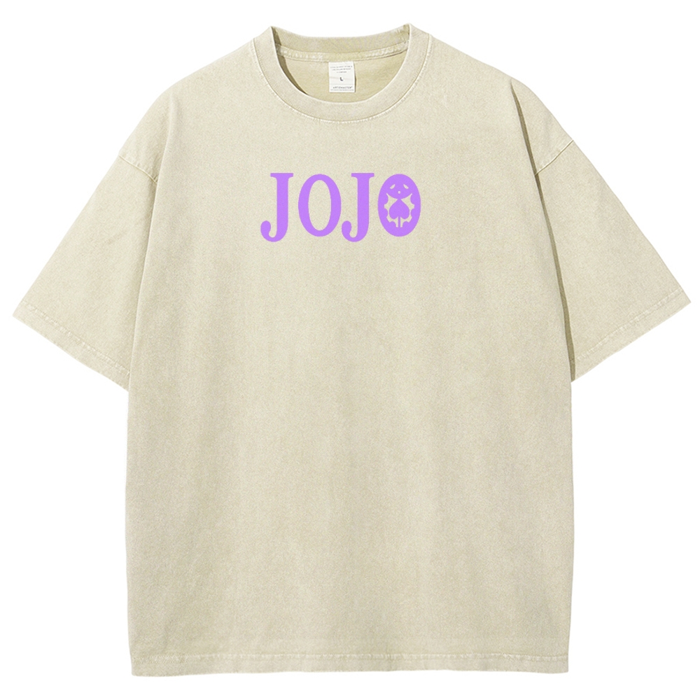 Jojo's Bizarre Adventure Unisex Fit Washed T-Shirt 2503003253