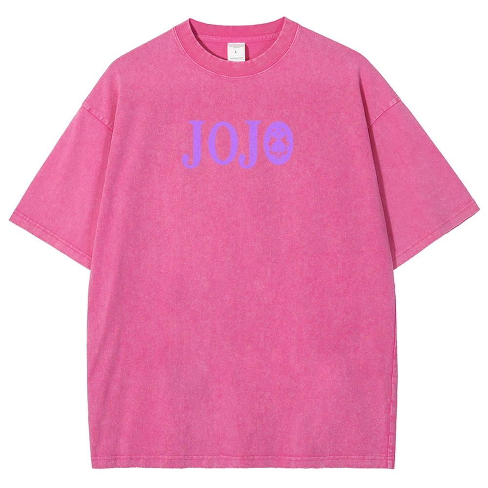 Jojo's Bizarre Adventure Unisex Fit Washed T-Shirt 2503003253