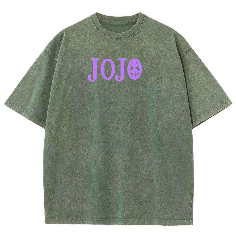 Jojo's Bizarre Adventure Unisex Fit Washed T-Shirt 2503003253