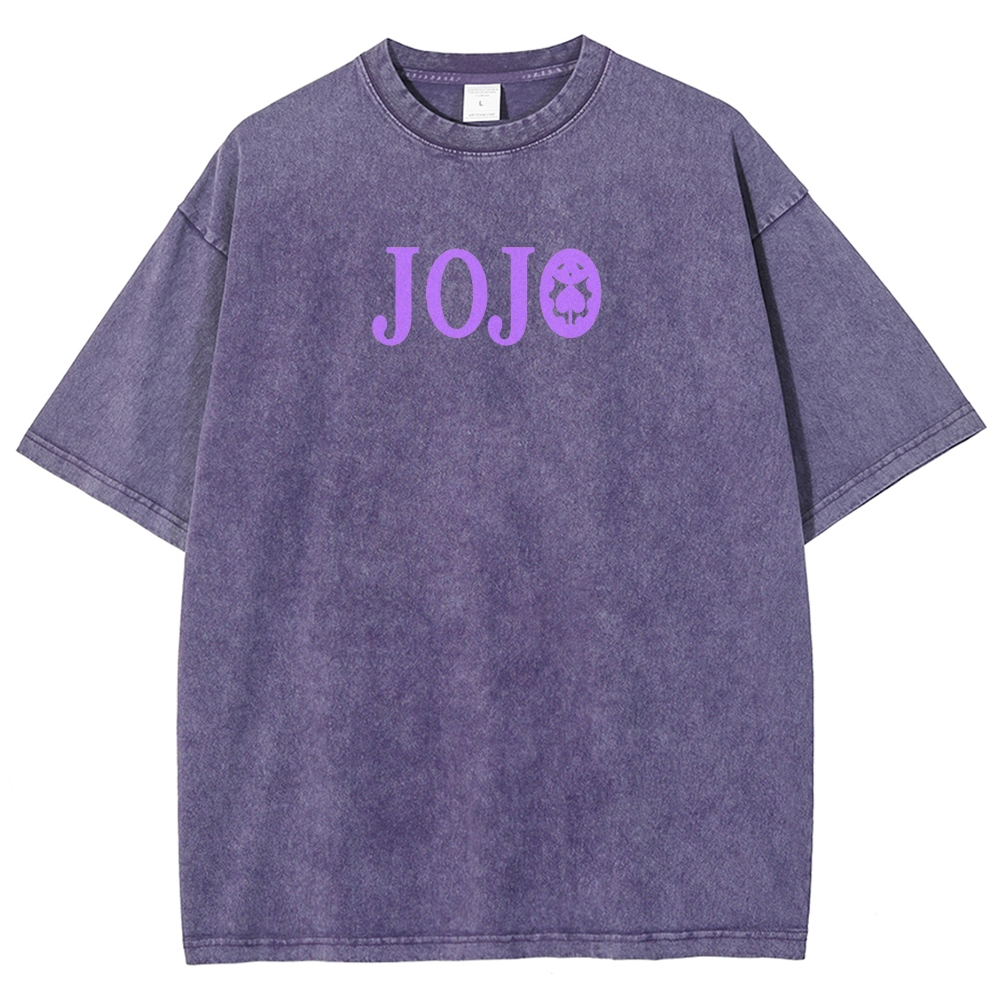 Jojo's Bizarre Adventure Unisex Fit Washed T-Shirt 2503003253