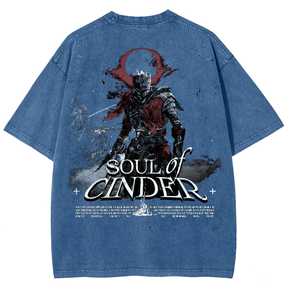 Dark Souls Unisex Fit Washed T-Shirt 2503003254