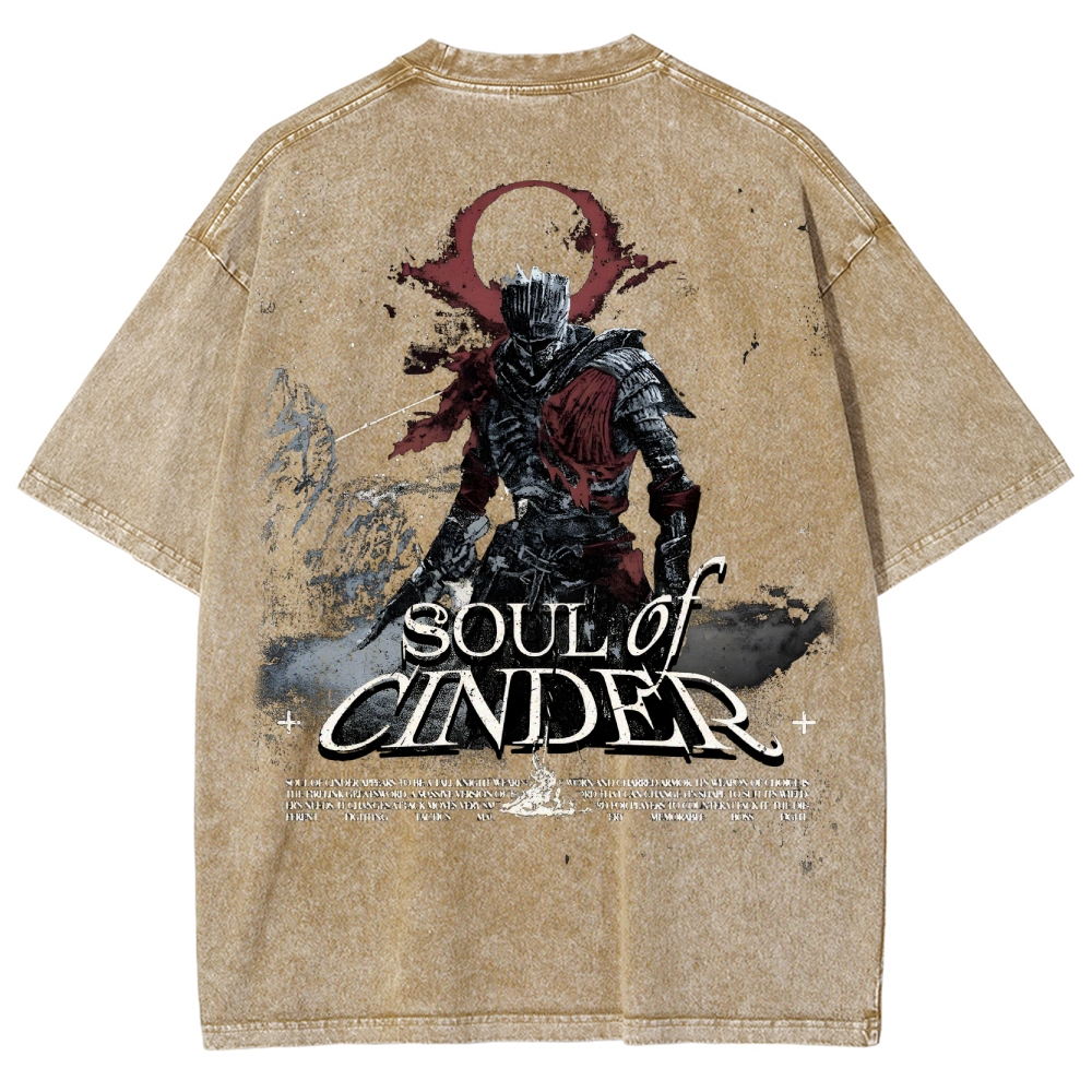 Dark Souls Unisex Fit Washed T-Shirt 2503003254