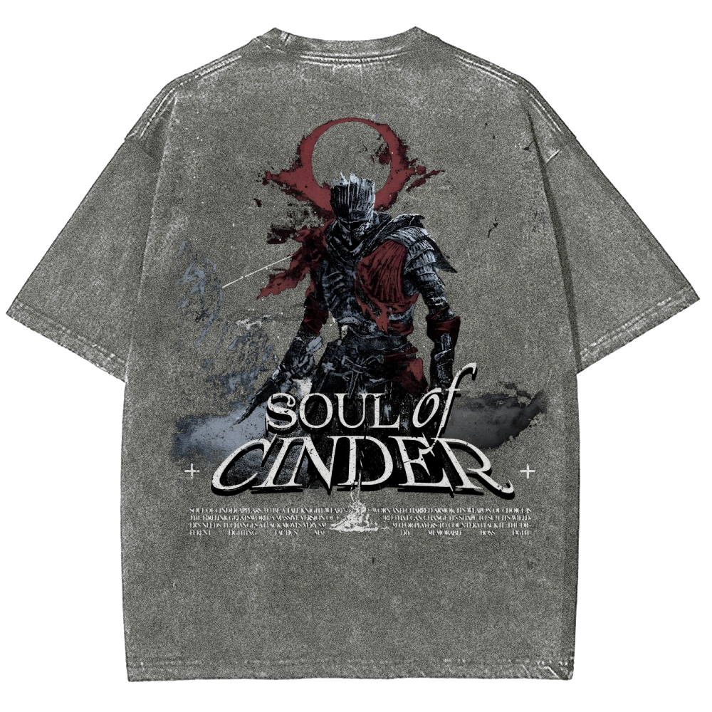 Dark Souls Unisex Fit Washed T-Shirt 2503003254
