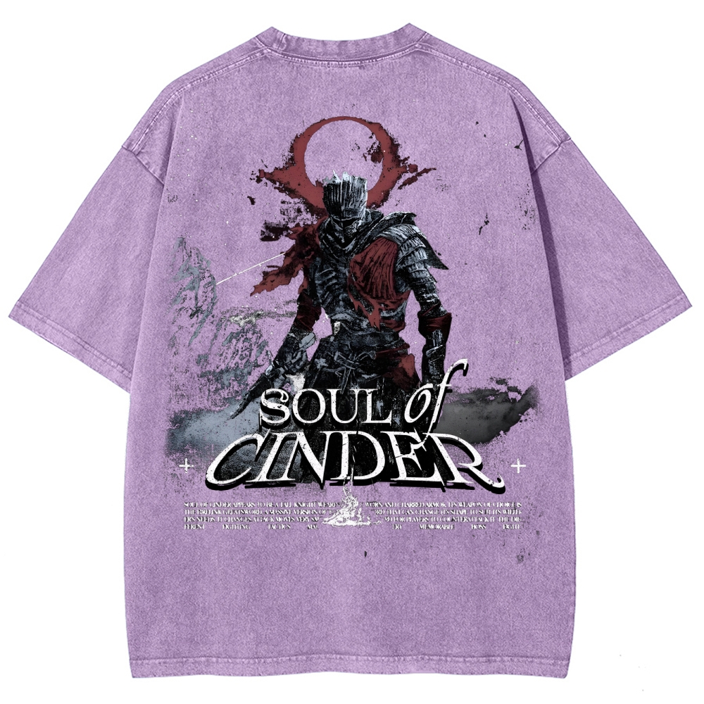 Dark Souls Unisex Fit Washed T-Shirt 2503003254