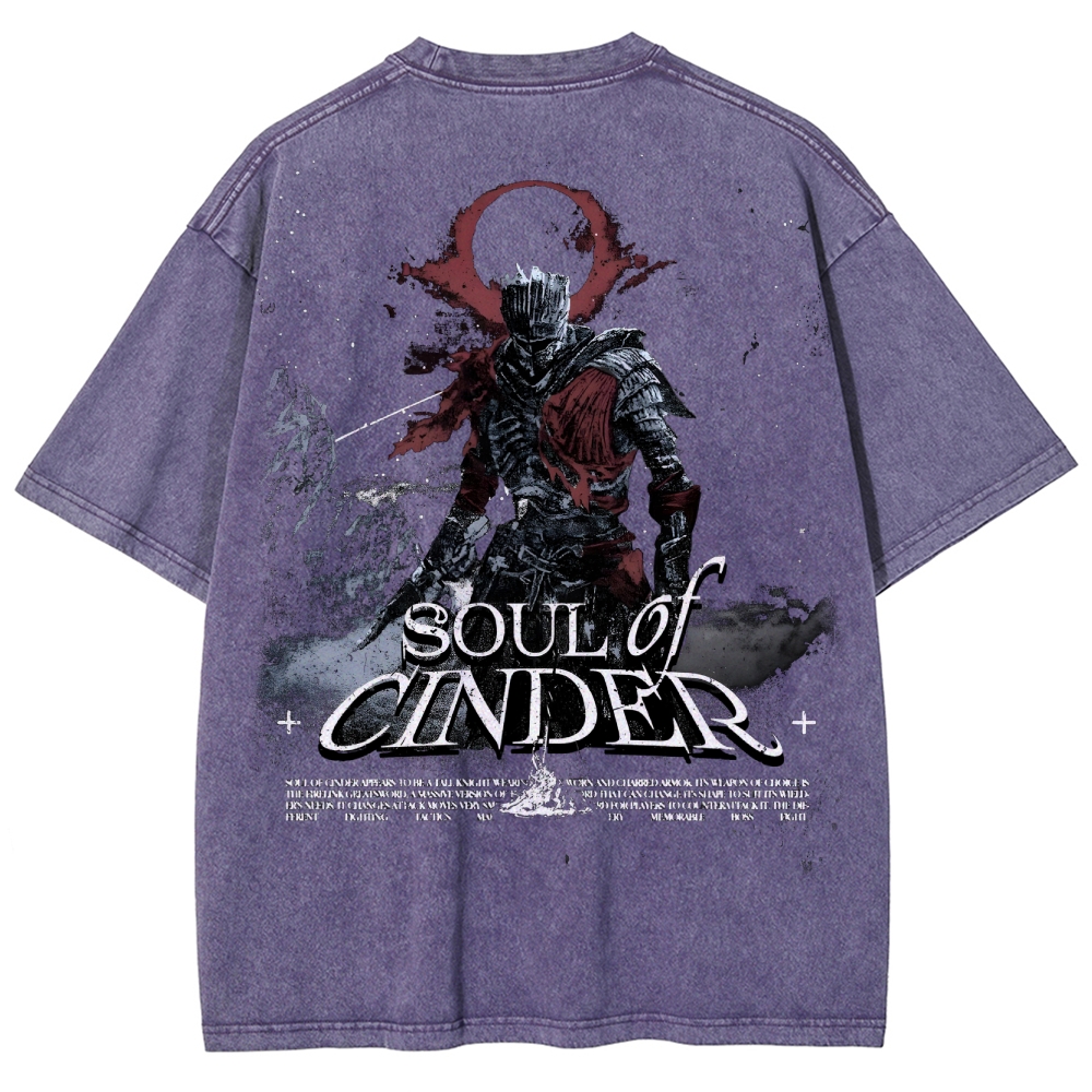 Dark Souls Unisex Fit Washed T-Shirt 2503003254