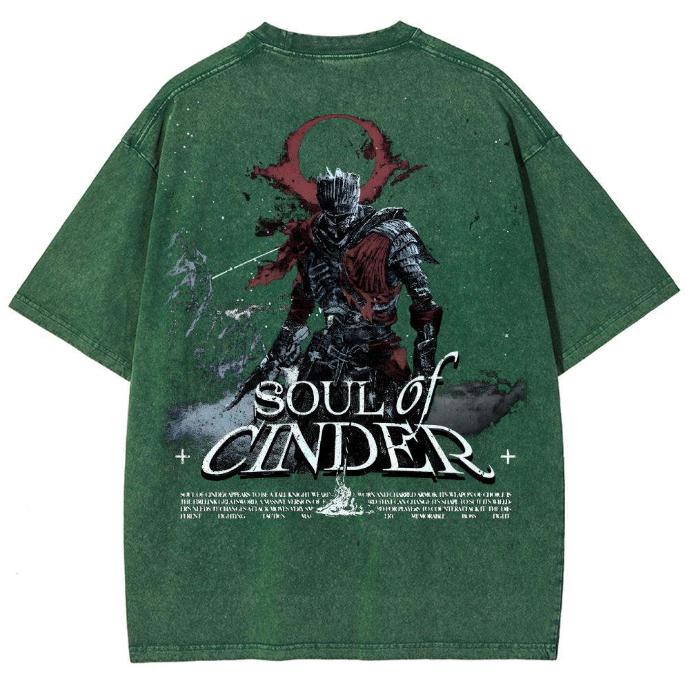 Dark Souls Unisex Fit Washed T-Shirt 2503003254